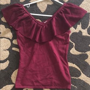 Ruffled H&M top